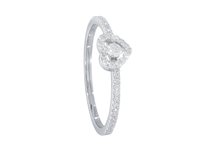 Anello Babila Milano Donna For You Collection in Oro bianco Diamante 0.16 Ct 245019-12 - 245019-12